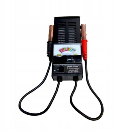 FORSAGE F-8310 Serie - Analoge Mobiele Accutester - 6V/12V - Kleurgecodeerde Meter - Isolatorklemmen