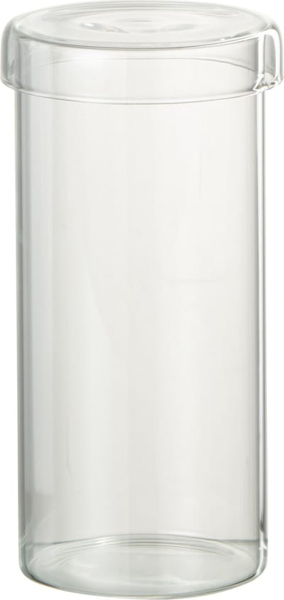 J-Line voorraadpot Lisa - glas - transparant - medium