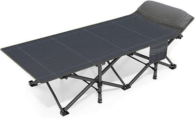 Opvouwbaar Bed - Kampeerbed Draagbaar - Ontspannen Buiten - Stabiele Ondersteuning - 190 x 75 cm - One Color