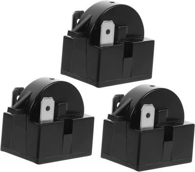 Koelkast Startrelais - Startinzetstuk Compressor - Koelkast Reparatie - Universele Compatibiliteit - 15 stuks - Zwart