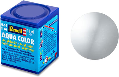 Revell Hobbyverf Acrylverf - Aqua #99 Aluminium - Metallic - Acryl - Verf potje - 18 ml