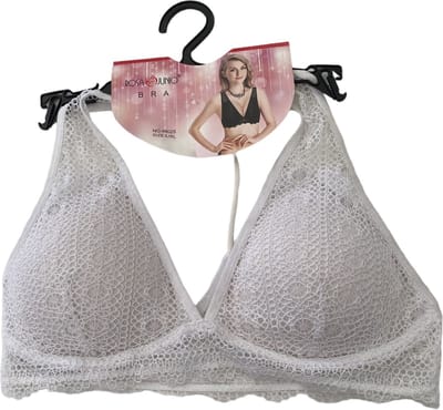 Dames bralette van kant M/L wit
