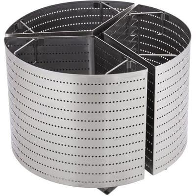 GGM Gastro 3x 1/3 Korb für Kochkessel mit 150 Liter Zilver