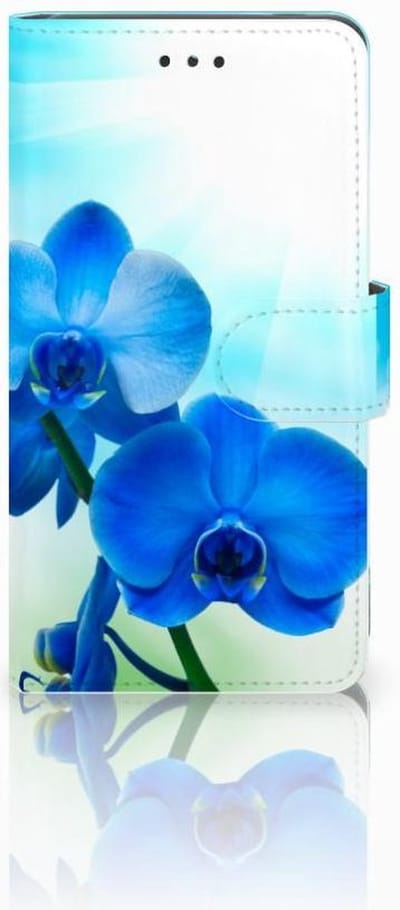 Nokia 7 Hoesje Orchidee Blauw - Cadeau voor je Moeder
