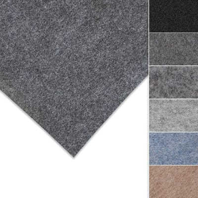 FLOORDIREKT Naaldvilt - Superflex - Antraciet - Breedte 200 x 100 cm