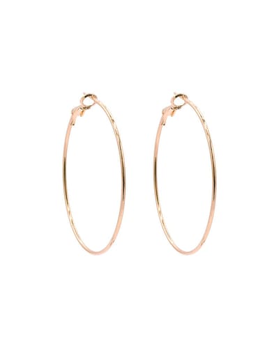 Mint15 Oorringen 'Classic Hoops' 50mm - Roségoudkleur - 1 paar