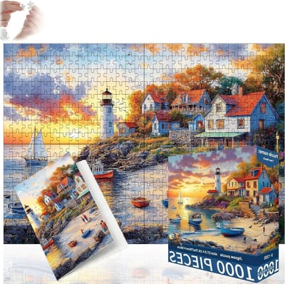 Legpuzzel Volwassenen - Puzzel Spel - Ontspanning Thuis - Gedetailleerd Landschap - 70 x 50 cm - Multicolor