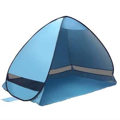 Strandonderdak - Voor gezinnen, strand & strandkamperen - UV50+ zonbescherming, pop-up zonnescherm - Lichtgewicht textiel (kleur niet gespecificeerd)