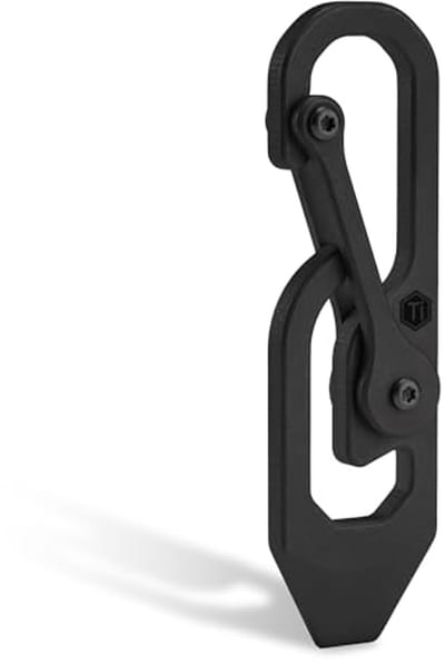 3-in-1 Karabijnhaak Multitool - EDC Sleutelhanger met Schroevendraaier en Breekijzer voor Outdoor en Camping