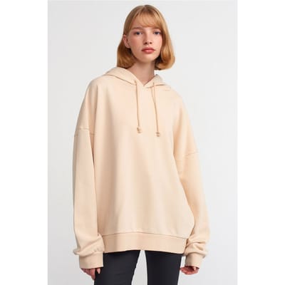 Oversized Katoenen Hoodie Sweatshirt