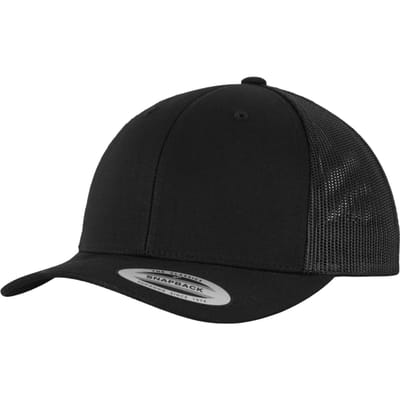 Flexfit Merch Retro Trucker Pet Zwart