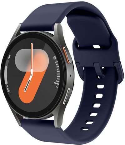 SBG Universeel 20MM Horloge Bandje / Smartwatch Bandje Siliconen Midnight Blue