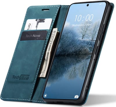 Hoesje geschikt voor Motorole G86 / G86 Power - Book Case Leer Slimline Blauw
