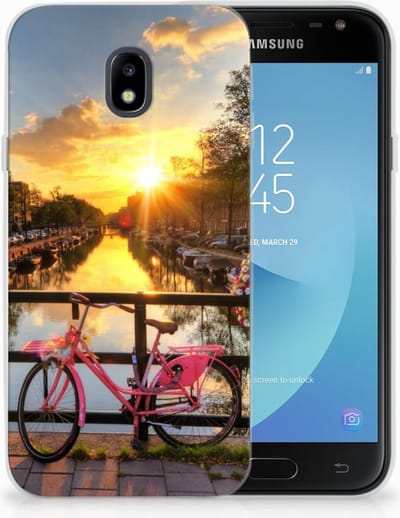Samsung Galaxy J3 2017 Siliconen Back Cover Amsterdamse Grachten
