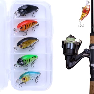 Zacht Kunstaas Set - Vis Lokaas - Vissen in Elk Seizoen - Levensechte Vormen - 5cm 4g Per Stuk