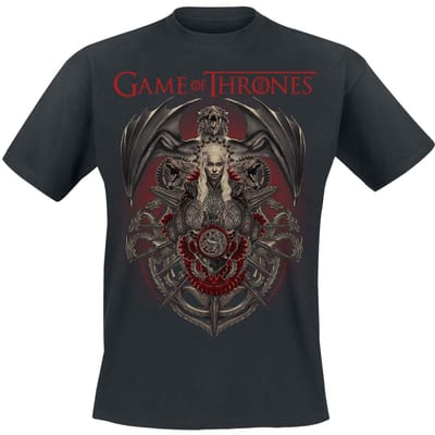 Game of Thrones T-shirt - Mother Of Dragons - S tot XXL - voor Mannen - zwart
