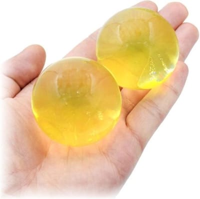 Fako Bijoux® - Waterparels - Water Absorberende Gelballen - 30-40mm - Geel - 50 Stuks
