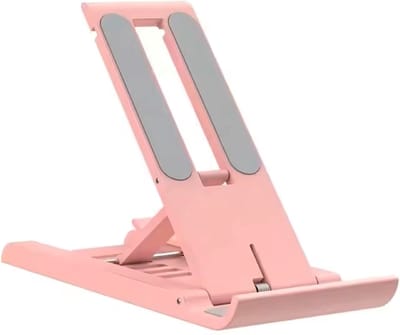 Telefoonhouder – Universeel-Tablethouder Standaard – Universeel-Bureauhouder – kleur Roze-telefoonhouder voor onder andere IPhone en Samsung