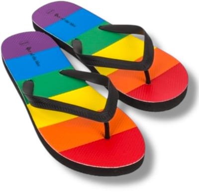 Regenboog Unisex Flipflops – Comfortabele Strand Slippers – Maat 36/37