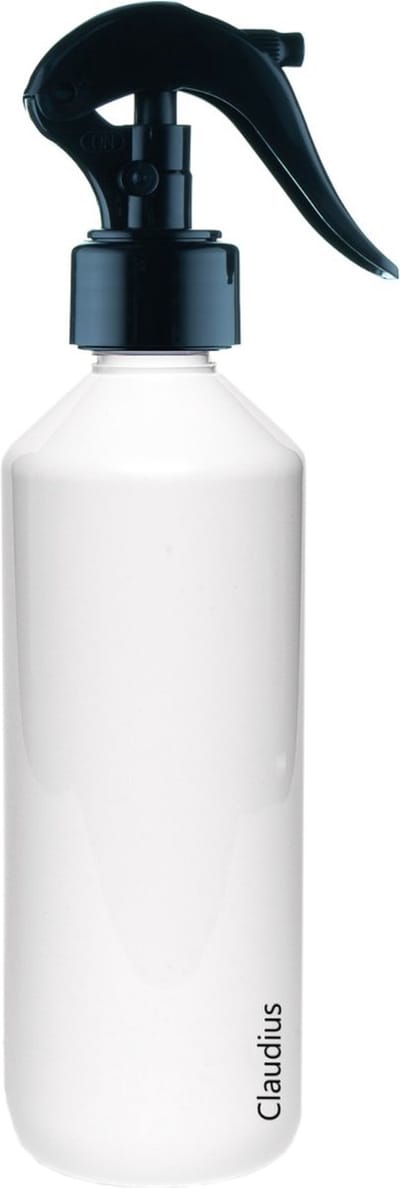 Lege Plastic Fles 500 ml PET - Wit - met luxe verstuiverdop - set van 10 stuks - navulbaar - leeg