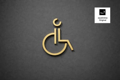 Kleedkamer of Toilet pictogrammen - Rolstoel - Mindervaliden - Gehandicapten - Handicap 3D - Divergent Goud - hoogwaardig Acryl bord - Deurbord