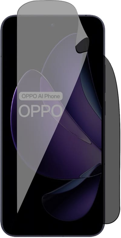 Privacy Screenprotector geschikt voor Oppo Reno 13 - 1x FlexGuard Screen Protector