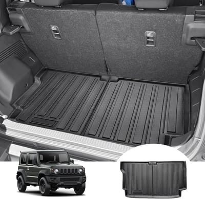 Bootmat voor Suzuki Jimny 2024-2025 JB64/JB74 (5-zitter) - TPE, weerbestendig, multifunctioneel en op maat gemaakt met 3D-scanning