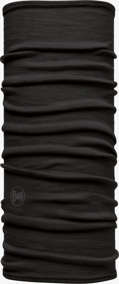 BUFF® Merino Lightweight SOLID BLACK - Nekwarmer - Kids