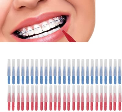 Dailygoods- Interdentale Rager 50 Stuks - Tandenstoker - Tandzijde - Tandheelkundige Gezondheid - Draagbaar - Effectieve Mondhygiëne