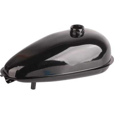 Réservoir d'essence 4 L en alliage d'aluminium poli pour motos et vélos électriques de 49 à 80 cm³ gray