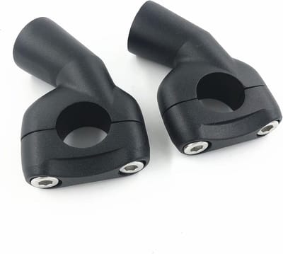 Motor Stuurklemmen - Stuurverhogers - Comfortabeler Rijden - Verhoogt Stuurpositie - 30mm - Zwart