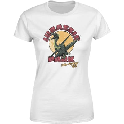 Jurassic Park Winged Threat Women's T-Shirt - Wit - S