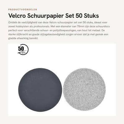 Dailygoods- Schuurpapier Set 50 Stuks - Schuurpapier Rond 75mm - Schuurpapier 1500# - Schuurpapier Fijn - Schuurpapier voor Hout/Metaal - Geschikt voor Slijpen/Polijsten - Schuurschijven