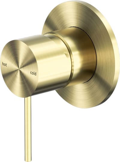 Owen & Finch Douche Badmengkraan Geborsteld Champagne Goud PVD – Messing