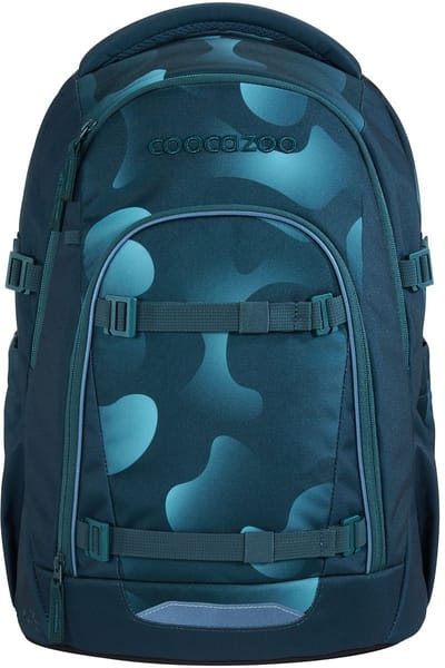 coocazoo schoolrugzak Mate School Backpack Aqua Flow blauw