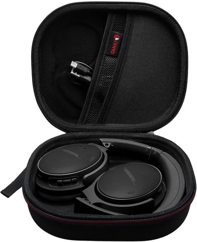 Hoofdzak voor Draadloze Noise Cancelling Hoofdtelefoon - Geschikt voor QuietComfort Modellen - Bescherming, Draagbaarheid en Stijl (Zwart)