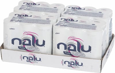 Nalu Frost Fruit Energy - Drank/drink - Blik/can - 24x25cl - Wit - Fruity energizer - Energie