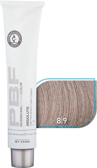 PBFcolor 8.9 licht inox blond, matte kleur 80 ml