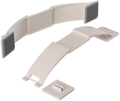Deurstopper - Vloerstopper - Deur openhouden - Kindveilig - 23 cm - Wit