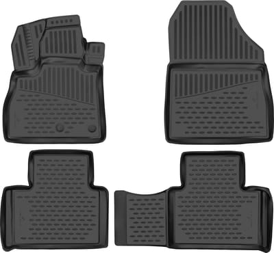 Walser XTR rubberen voetmatten geschickt voor Renault Scenic IV (J9) 09/2016-07/2022