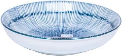 slabakken porseleinkommen Keramiek mengkom tafelgerei lepel eetstokje houder Lotus plaat Public kom Plant bloem Onderglazuur Cutler plaat (Color : Blue, Size : SOUP SPOON)