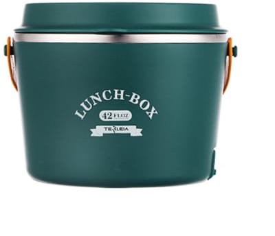 NAXSIR Elektrische Lunchbox - Thermos Lunchbox - Plug-and-Play - 304 RVS - Met Fruit-Groentebakje