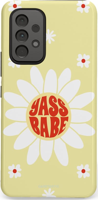 Casetastic Hoesje Geschikt voor Samsung A53 - Stijlvolle Beschermende Duo-layer Case - Yass babe