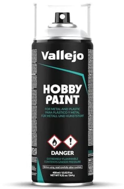Grijze Voorlakspray 400 ml voor Miniaturen