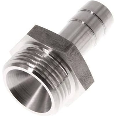 G 3/4'' Buitendraad x 13mm RVS Slangpilaar 40 Bar