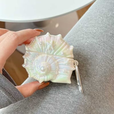 Voor AirPods Pro 3 Pro2 AirPods4 AirPods3 Voor AirPods 2 1 Hoesje Galvanisch Gekleurde Schelp Schelp Siliconen Beschermhoes for AirPods 4