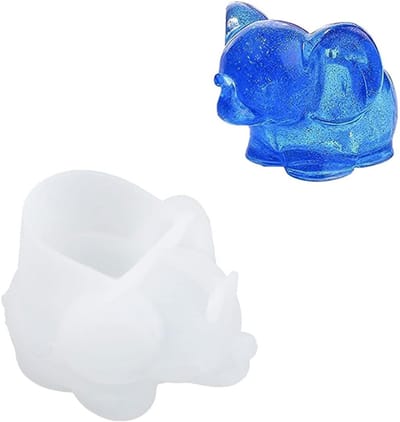 3D Dierlijke Mallen voor Hars en Epoxy, Perfect voor Make-up Sponsen en Telefoonhouders, Creatief DIY Gieten