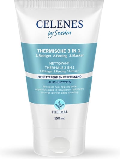 Celenes Thermal 3 in 1 Reiniger Scrub Masker - 150 ml