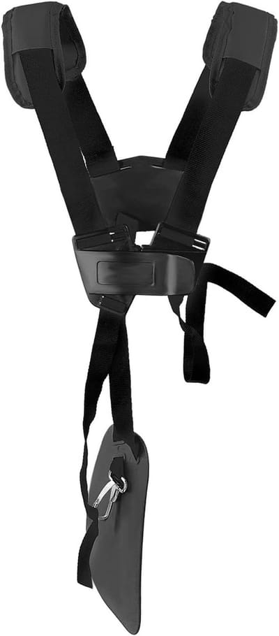 SnelShoppen - Universele Grass Trimmer Harness - Dubbele Schouderband voor Grastrimmer - Professionele Schouderriem voor Borsteltrimmer - Verlicht Gew