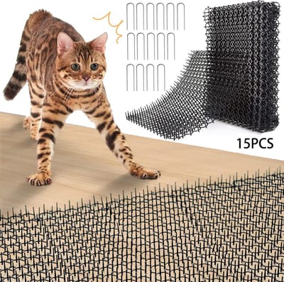 hoge stekels voor balkon - Duivenwerende spikes - omheiningen en dak / Duivenafweer - katten tegengaan \ dieren afweer - vogelafschrikmiddelen_15 Pieces